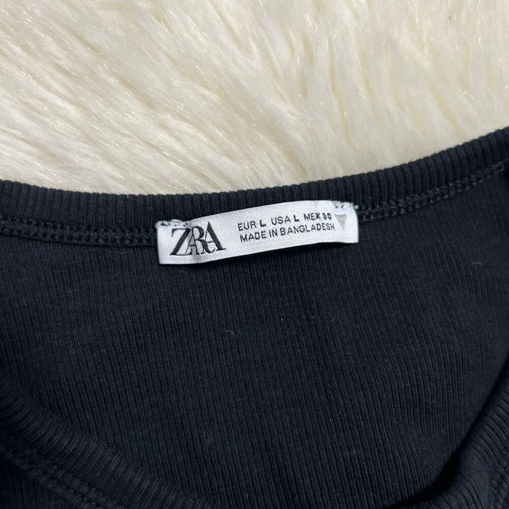 Zara Ribbed Crop Top - Picture 3 of 4